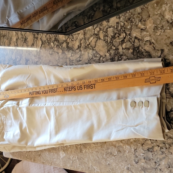 Counterparts sz 12 Capris slacks pants cream - Picture 9 of 10